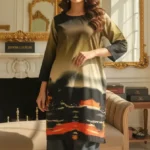 Omber Sunset Khaddar Suit